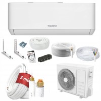 Klimatyzator MISTRAL 3,5kW Klimatyzacja ścienna WIFI Zestaw 3mb Kielichy