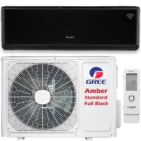 Klimatyzator ścienny Gree Amber Standard Full Black - 5,3 kW