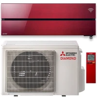 Klimatyzator ścienny Mitsubishi Diamond Red 30m2 Jonizacja - 2,5 kW