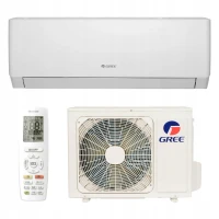 Klimatyzator Gree Pular 2,6kW Idealny do biura Komplet Mat White Ogrzewanie