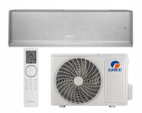 Klimatyzator domowy Gree Airy Silver 2,7kW WiFi Grzanie Jonizacja UV 2026
