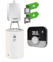 Pakiet De Dietrich kocioł MCR3 evo 24T + zasobnik cwu 100l + termostat
