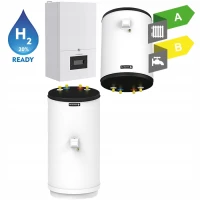 Pakiet kocioł gazowy De Dietrich MCR4 19T + zasobnik cwu 100 l + sterownik