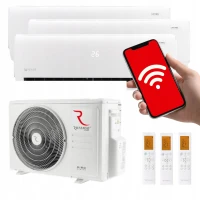 ROTENSO Multisplit 3x UKURA do grzania Hepa do 80 m2 WiFi 7,9KW GRZAŁKI