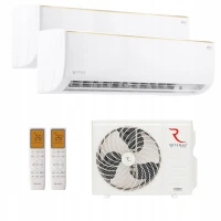 Rotenso Multisplit 2x Roni White 2,6kW wydajny do 60m2 WiFi 5,2KW