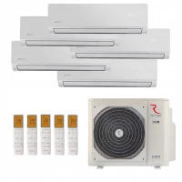 Klimatyzacja Multisplit ROTENSO 5x ELIS WIFI 180m2 do domu Silver 15kW