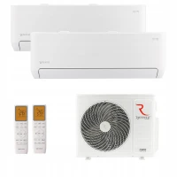 Klimatyzacja Rotenso Multisplit 2x TETA Mirror Biały 80m2 mieszkanie 7,5KW