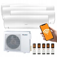 Klimatyzacja Gree Multisplit 5x FAIRY White Biały do 150m2 do domu WIFI