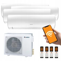 Klimatyzator Multisplit Gree 4x FAIRY White Biały do domu biura 100m2 WiFi