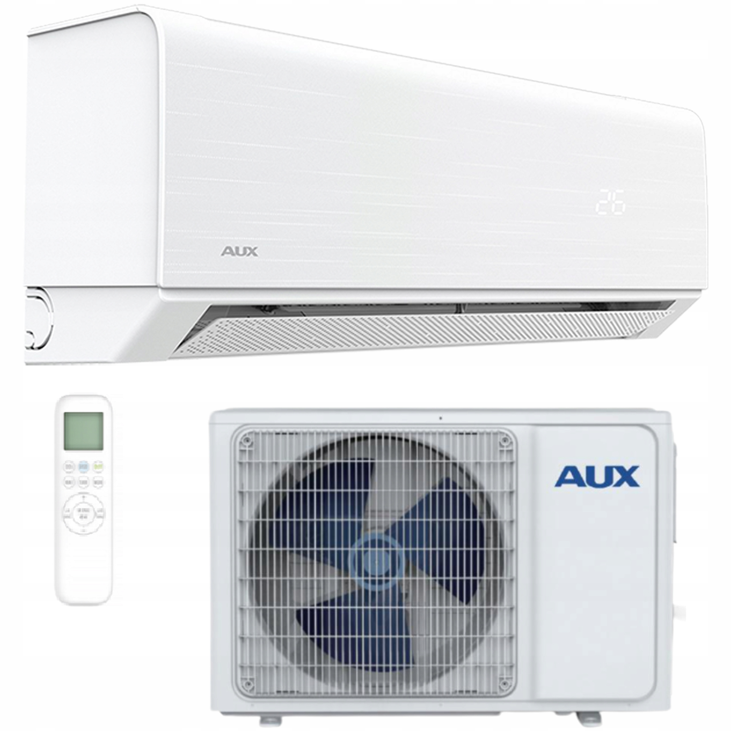 Klimatyzacja AUX C-Smart 2,6kW Free Wind UV-C Bez Wiatru A++ Jonizacja