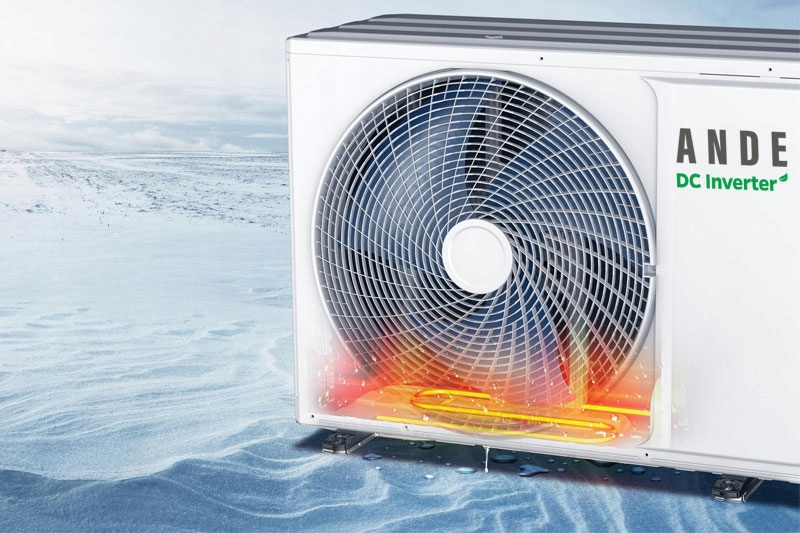 Klimatyzacja Klimatyzator 2,6KW ANDE+ 20db WYDAJNY 30m2 4D Wifi JONIZATOR Klasa energetyczna- chłodzenie A++