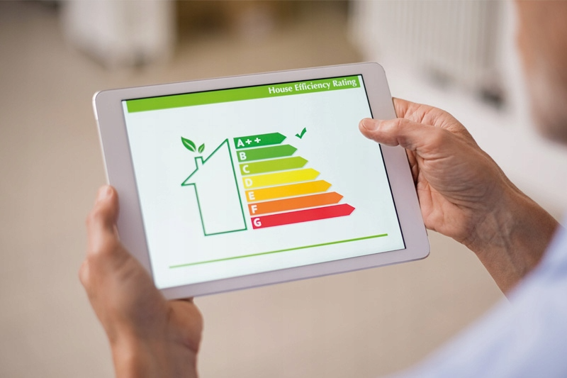 Klimatyzacja Klimatyzator 2,6KW ANDE+ 20db WYDAJNY 30m2 4D Wifi JONIZATOR Zakres klas efektywności energetycznej A++ - G