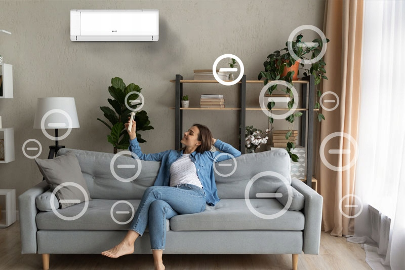 Klimatyzacja Klimatyzator 2,6KW ANDE+ 20db WYDAJNY 30m2 4D Wifi JONIZATOR Zalecana maksymalna wielkość pomieszczenia 30 m²
