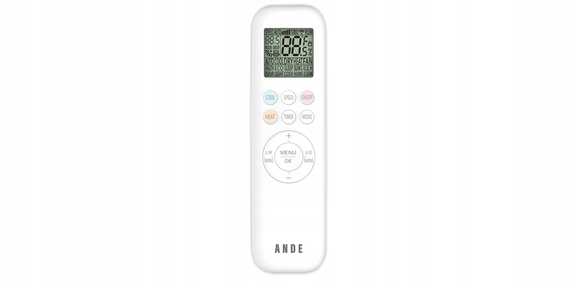 Klimatyzacja Klimatyzator ANDE Jupiter 2,6 KW UV Wifi iClean Pakiet Grzania Moc ogrzewania 3000 W