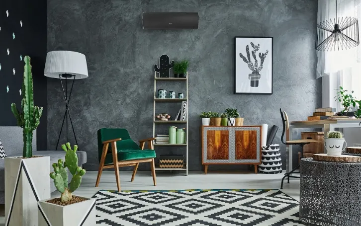 KLIMATYZACJA ścienna GREE Fairy Silver 2,7kW WiFi Mocny Klimatyzator Klasa energetyczna- chłodzenie A++