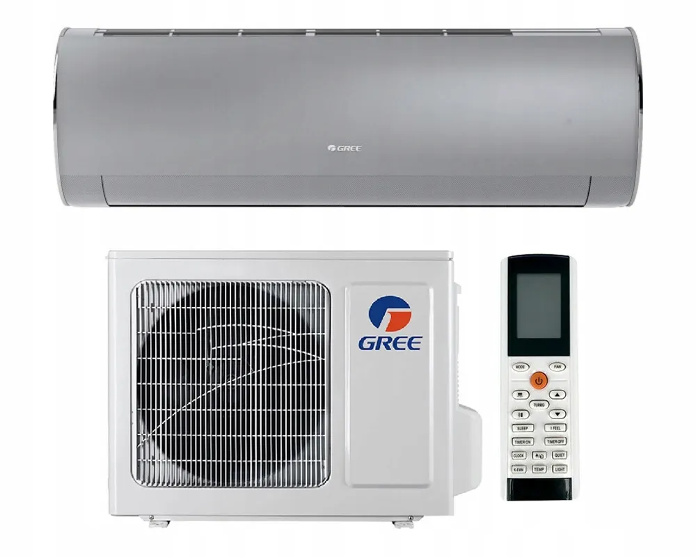 KLIMATYZACJA ścienna GREE Fairy Silver 2,7kW WiFi Mocny Klimatyzator