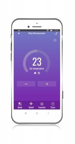 Przenośna Klimatyzacja GREE SHINY 2,9kW WiFi Pilot Funkcje chłodzenie