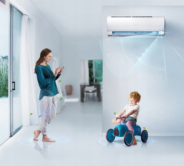 Klimatyzacja Haier FLEXIS Nordic White Shine 3,5Kw Grzanie Klimatyzator Moc ogrzewania 4200 W